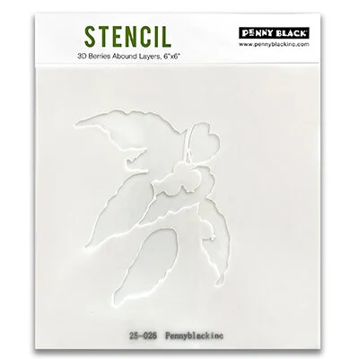 Penny Black - Stencils - 3D Berries Abound