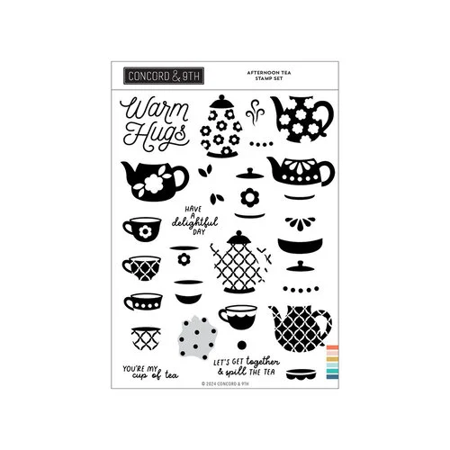 Concord and 9th - Clear Photopolymer Stamps - Afternoon Tea