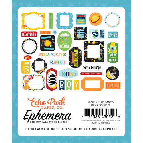 Echo Park - Blast Off Collection - Ephemera 2 Echo Park - Blast Off Collection - Ephemera