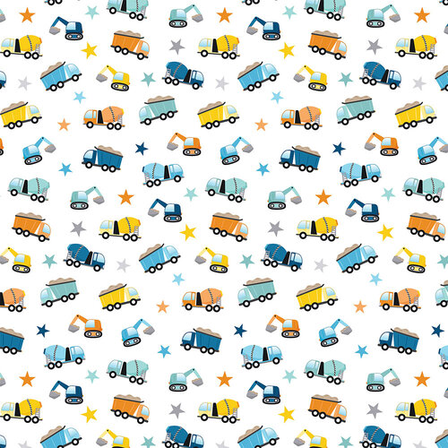 Echo Park - Little Builder Collection - 12 x 12 Double Sided Paper - Work Site Trucks 2 Echo Park - Little Builder Collection - 12 x 12 Double Sided Paper - Work Site Trucks