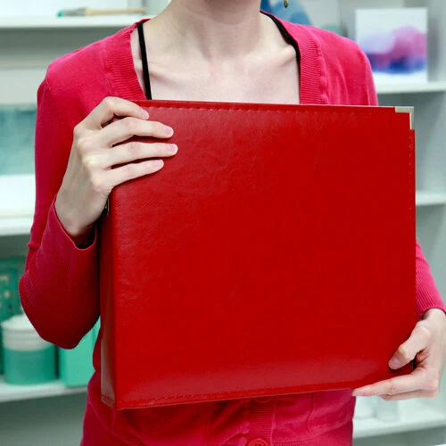 Scrapbook.com - 12x12 Three Ring Album - Red 2 Scrapbook.com - 12x12 Three Ring Album - Red