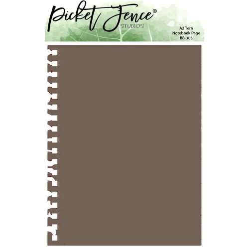 Picket Fence Studios - Clear Photopolymer Stamps - Torn Notebook Page 1 Picket Fence Studios - Clear Photopolymer Stamps - Torn Notebook Page
