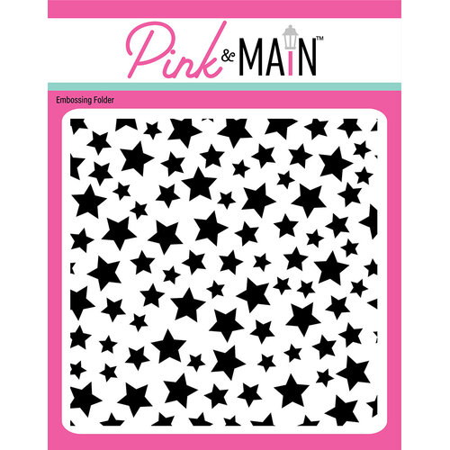 Pink And Main - Embossing Folder - Stars 1 Pink And Main - Embossing Folder - Stars