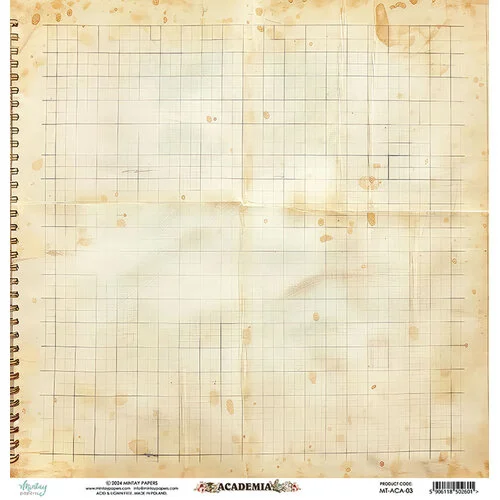 Mintay Papers - Academia Collection - 12 x 12 Double Sided Paper - 3