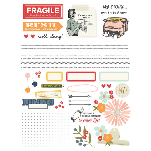 Simple Stories - For The Record Collection - Rub Ons 2 Simple Stories - For The Record Collection - Rub Ons