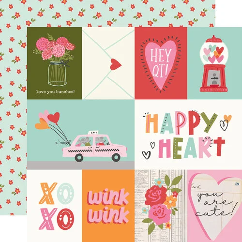 Simple Stories - Heartstrings Collection - 12 x 12 Double Sided Paper - Elements 2