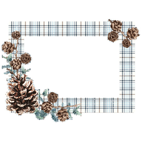 Simple Stories - Simple Vintage Fresh Snow Collection - Chipboard Frames 6 Simple Stories - Simple Vintage Fresh Snow Collection - Chipboard Frames