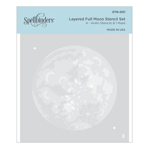 Spellbinders - Layered Stencils - Full Moon