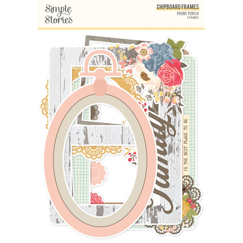 Simple Stories - Front Porch Collection - Chipboard Frames 1 Simple Stories - Front Porch Collection - Chipboard Frames