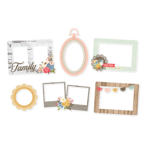 Simple Stories - Front Porch Collection - Chipboard Frames 2 Simple Stories - Front Porch Collection - Chipboard Frames