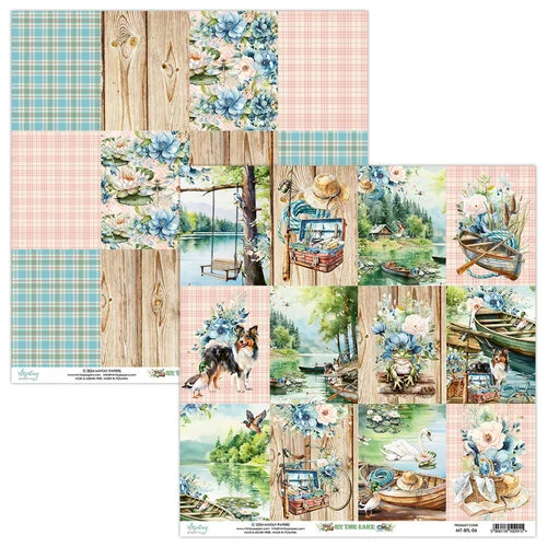 Mintay Papers - By The Lake Collection - 12 x 12 Double Sided Paper - 6 1 Mintay Papers - By The Lake Collection - 12 x 12 Double Sided Paper - 6