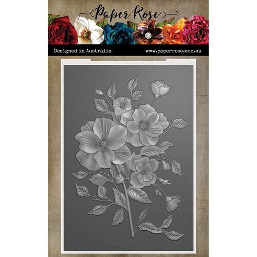 Paper Rose - 3D Embossing Folder - Beautiful Bouquet