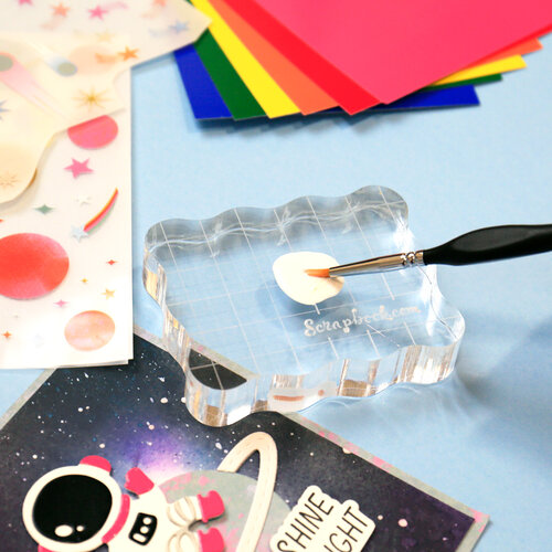 Scrapbook.com - Lustre Brush Marker - White - Refill Liquid - 20ml Bottle 3 Scrapbook.com - Lustre Brush Marker - White - Refill Liquid - 20ml Bottle