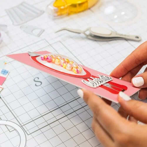 Scrapbook.com - Shaker Domes - Stick-On Clear Dimensional Shapes - Circles - 5 Pack