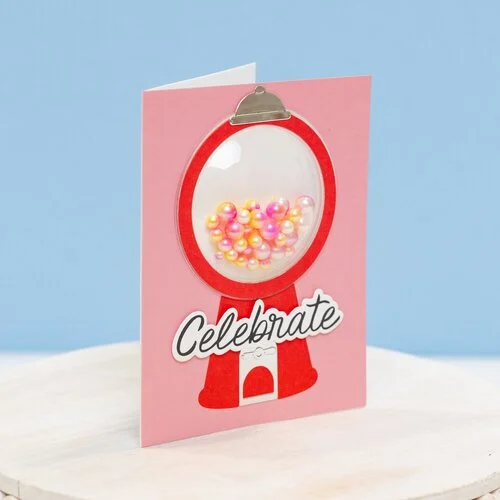 Scrapbook.com - Shaker Domes - Stick-On Clear Dimensional Shapes - Circles - 5 Pack