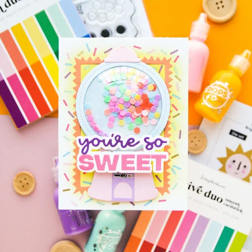 Scrapbook.com - Shaker Domes - Stick-On Clear Dimensional Shapes - Circles - 5 Pack