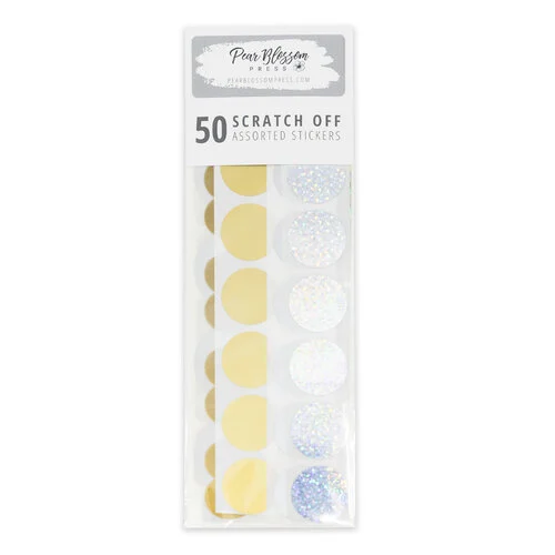 Pear Blossom Press - Stickers - Scratch Off - 50 Pack 1 Pear Blossom Press - Stickers - Scratch Off - 50 Pack