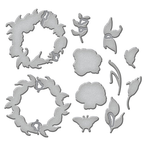 Spellbinders - Simon Hurley - Etched Dies - Everyday Wreaths