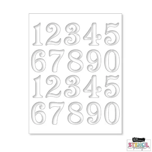 Brutus Monroe - Stencilpalooza Collection - Stencils - Numeral 1 Brutus Monroe - Stencilpalooza Collection - Stencils - Numeral