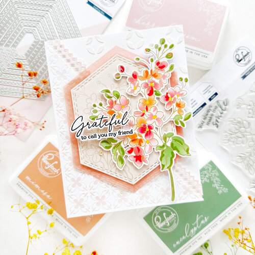 Pinkfresh Studio - Essentials Collection - Dies - Nested Hexagons - Double Stitch 10 Pinkfresh Studio - Essentials Collection - Dies - Nested Hexagons - Double Stitch
