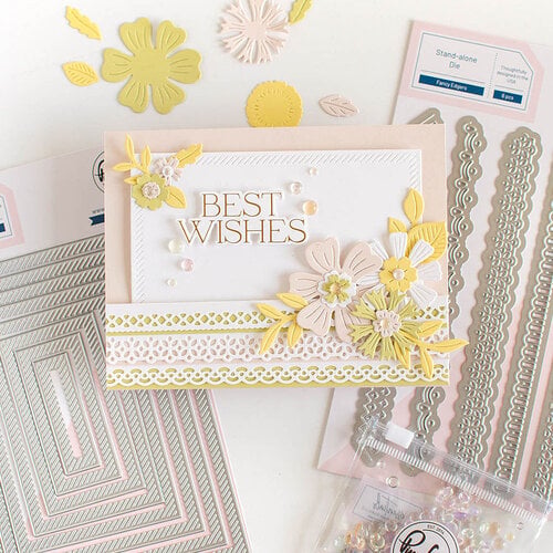 Pinkfresh Studio - Essentials Collection - Dies - Edgers - Fancy