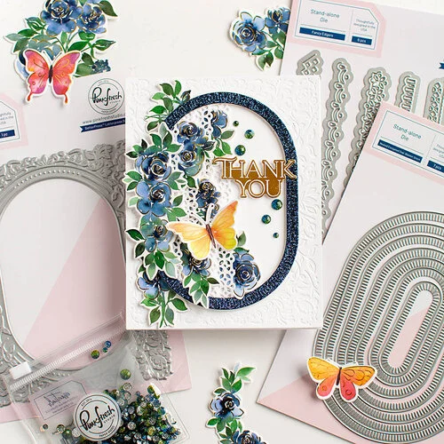 Pinkfresh Studio - Essentials Collection - Dies - Edgers - Fancy