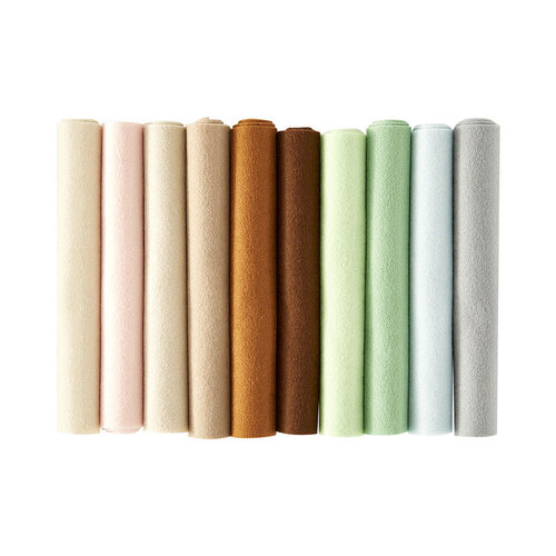 Spellbinders - Merino Wool Collection - Felt Sheets - Neutral