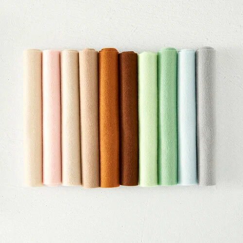 Spellbinders - Merino Wool Collection - Felt Sheets - Neutral