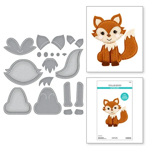 Spellbinders - Felt Stitch & Create Collection - Etched Dies - Forest Fox 1 Spellbinders - Felt Stitch & Create Collection - Etched Dies - Forest Fox