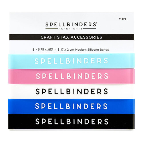 Spellbinders - Craft Stax Collection - Silicone Bands - Medium