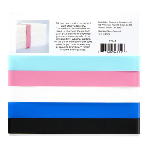 Spellbinders - Craft Stax Collection - Silicone Bands - Medium