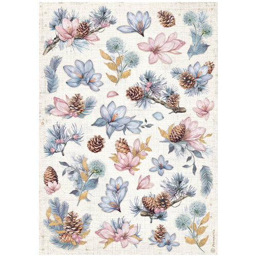 Stamperia - Dewdrops Collection - A4 Rice Paper - 6 Pack