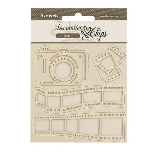 Stamperia - Dewdrops Collection - Decorative Chips - Art of Photograph