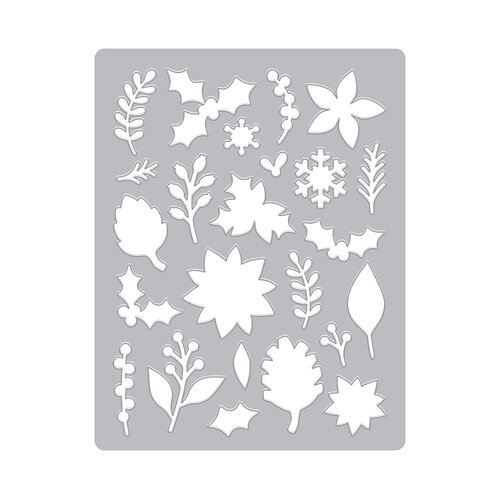 Hero Arts - Fancy Dies - Winter Foliage Pattern Cover Plate 2 Hero Arts - Fancy Dies - Winter Foliage Pattern Cover Plate
