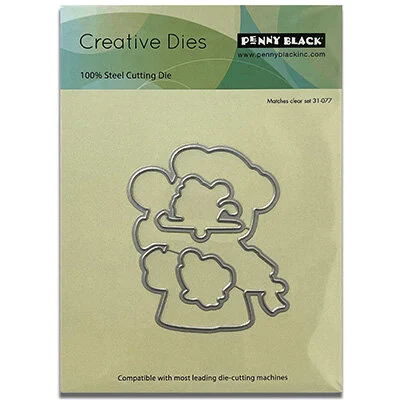 Penny Black - Creative Dies - Sledding Sweetness Cut Out