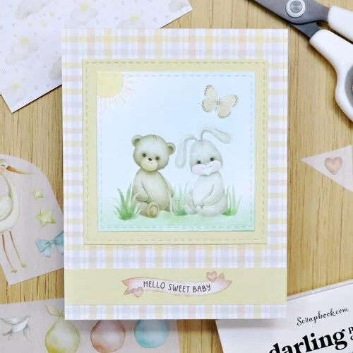 Scrapbook.com - Darling - Patterned Cardstock Paper Pad - Double Sided - 6x8 - 40 Sheets