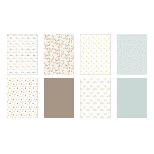Scrapbook.com - Darling - Patterned Cardstock Paper Pad - Double Sided - 6x8 - 40 Sheets