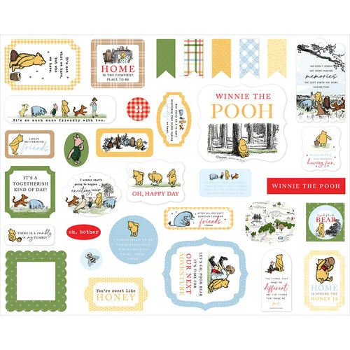 Echo Park - The House At Pooh Corner Collection - Ephemera 3 Echo Park - The House At Pooh Corner Collection - Ephemera