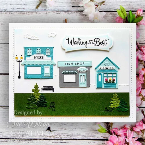 Creative Expressions - Craft Dies - Miniature Village - Fish Shop