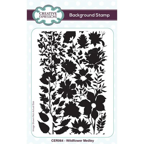 Creative Expressions - Pre-Cut Rubber Stamps - Wildflower Medley 1 Creative Expressions - Pre-Cut Rubber Stamps - Wildflower Medley