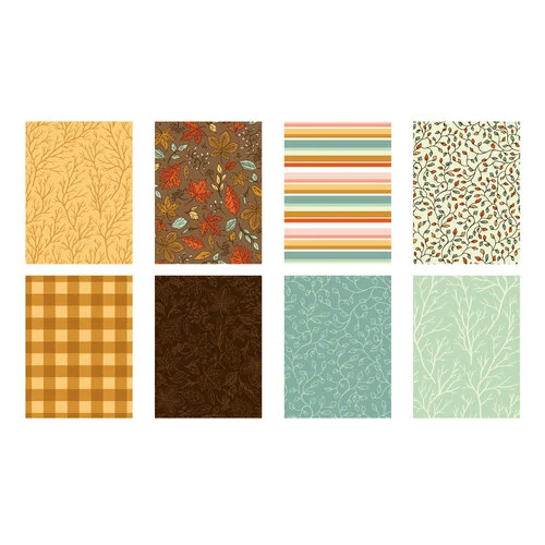 Scrapbook.com - Harvest - Patterned Cardstock Paper Pad - Double Sided - 6x8 - 40 Sheets 3 Scrapbook.com - Harvest - Patterned Cardstock Paper Pad - Double Sided - 6x8 - 40 Sheets