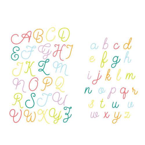 Scrapbook.com - Decorative Die Set - Loopy Cursive Alphabet - Upper and Lower 1 Scrapbook.com - Decorative Die Set - Loopy Cursive Alphabet - Upper and Lower