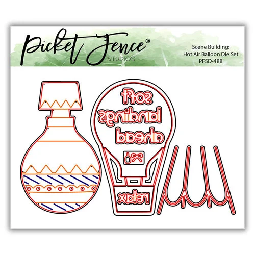 Picket Fence Studios - Dies - Scene Building - Hot Air Balloon