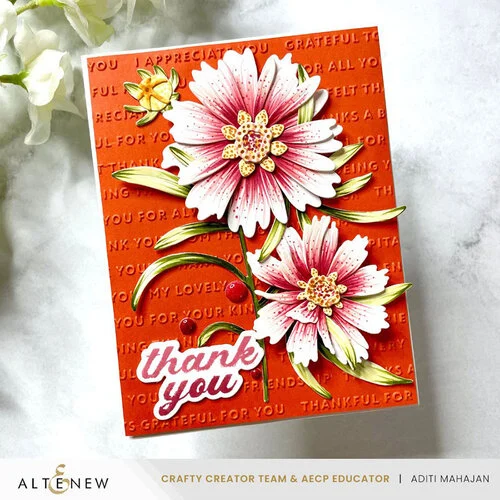 Altenew - Embossing Folder - 3D - Ways To Thank You