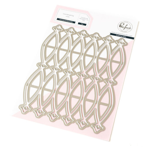 Pinkfresh Studio - Gentle Greetings and Greenery Collection - Dies - Interlaced Diamonds