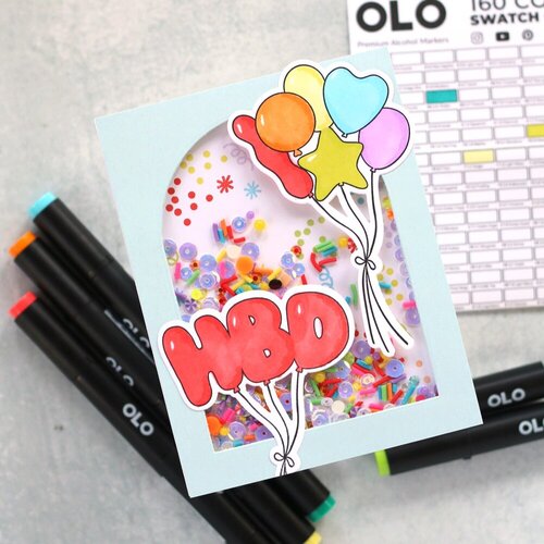 Scrapbook.com - Coordinating Die Set - HBD Birthday Balloons 6 Scrapbook.com - Coordinating Die Set - HBD Birthday Balloons