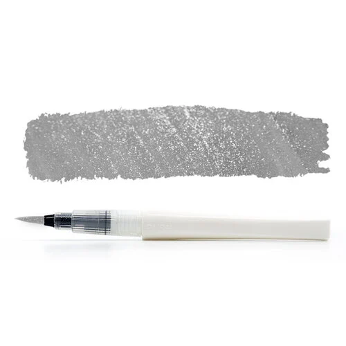 Scrapbook.com - Glitter Brush Marker - Silver Shimmer 1 Scrapbook.com - Glitter Brush Marker - Silver Shimmer