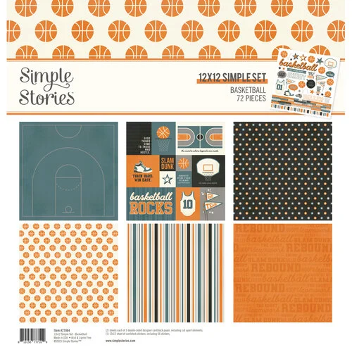 Simple Stories - Basketball Collection - 12 x 12 Collection Kit