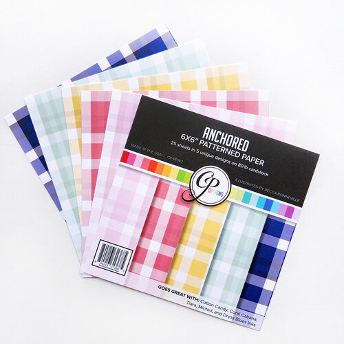 Catherine Pooler Designs - 6 x 6 Patterned Paper Pack - Anchored