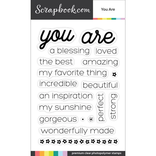 Scrapbook.com - Clear Photopolymer Stamp Set - Encouragement Bundle 2 Scrapbook.com - Clear Photopolymer Stamp Set - Encouragement Bundle